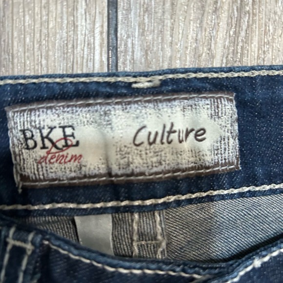BKE Denim Womens Jeans 29R Dark Wash Faded Bootcut Preppy Casual Denim - Picture 7 of 16